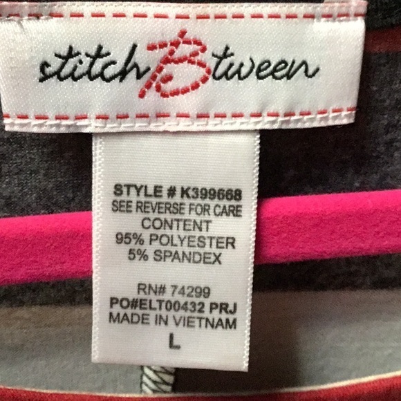 Fun Uniquely color block striped dress - Picture 3 of 4